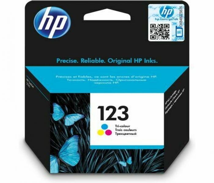 HP 123 Ink Cartridge Original Tri Color - Zoom Image