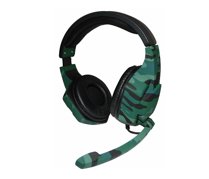 Tucci A3 Gaming Headphones with Microphone - Dark Green - Zoom Image 1