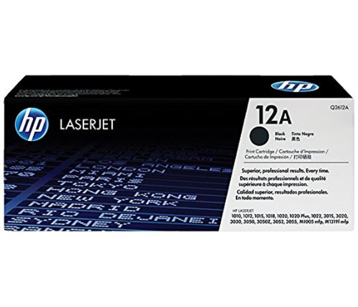 HP Q2612A 12A Laser Jet Toner Cartridge Black - Zoom Image