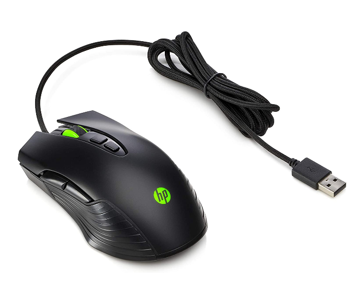 HP 8DX48AA X220 Backlit Gaming Mouse - Black - Zoom Image 1