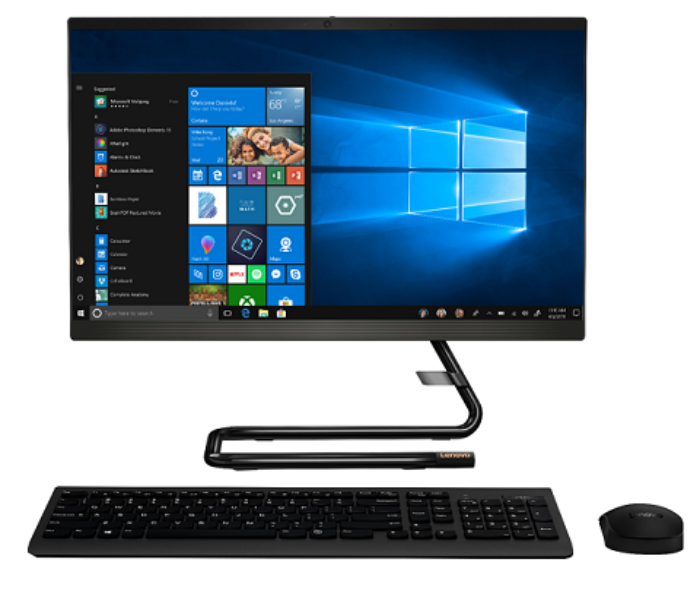 Lenovo F0EB003WAX Ideacenter A340-22IWL  i3-8145u 4GB RAM 1TB 21.5inch FHD WIN10 HOME64 - Black - Zoom Image 1