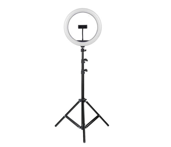 TikTok RMN CQL LC-330 High Quality Selfie 30CM Ring Light with Cell Phone Holder Ring fill light With Light Stand  - Zoom Image