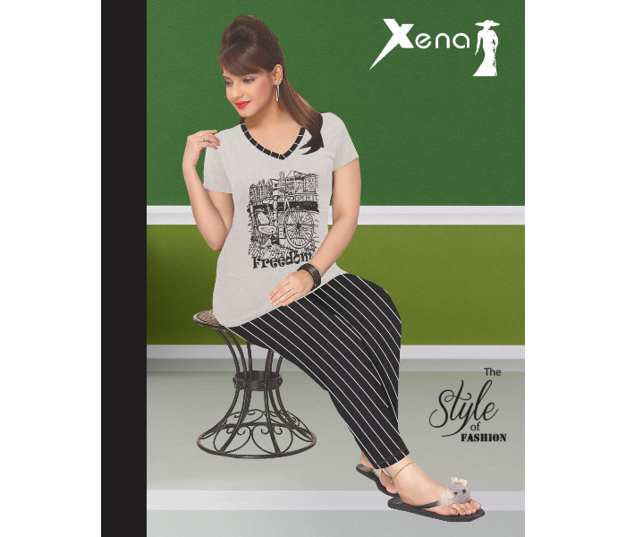 Xena HS-24 Extra Large The Style Of Fashion Genuine Quality Pyjama Set - Zoom Image