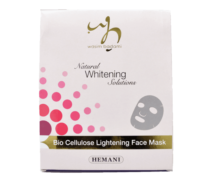 WB By Hemani Natural Whitening Solutions Bio Cellulose Lightening Face Mask - Zoom Image