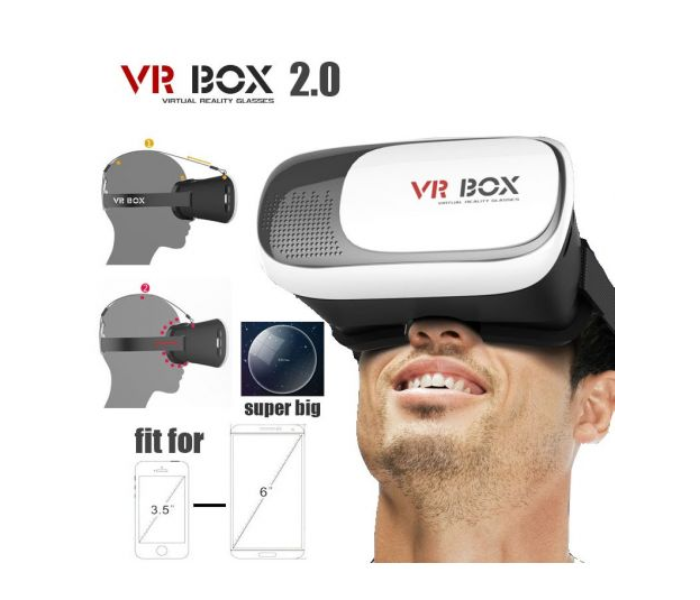 Generics VB01 VR Box Virtual Reality Glasses Rift 3D Movies and Games For 3.5 - 6.0 Inches Smartphones - Zoom Image