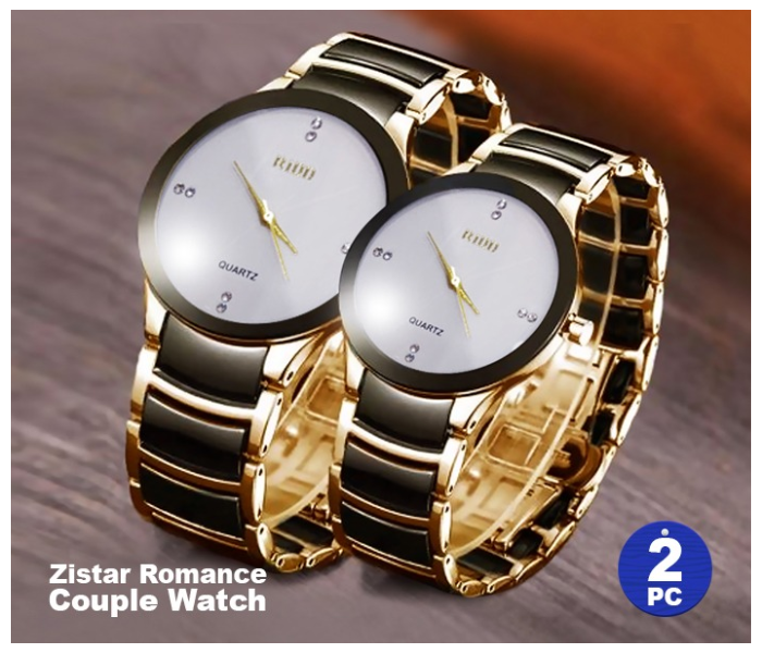 RIDD Romance Couple Watch - Black & White - Zoom Image