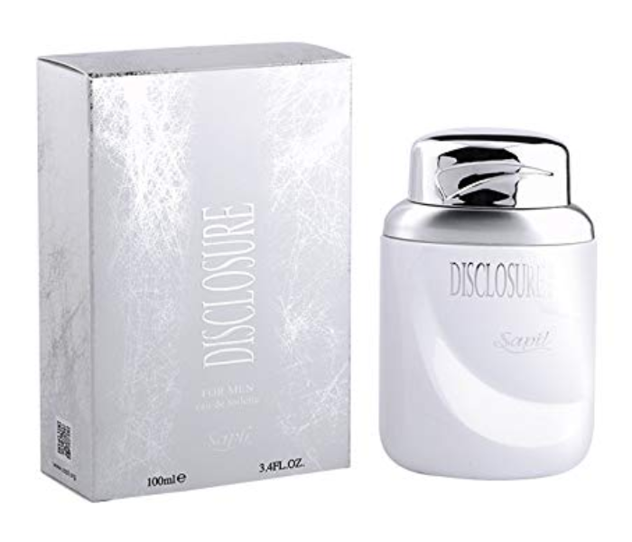 Sapil 100ml Disclosure White Eau De Toilette for Men - Zoom Image 1