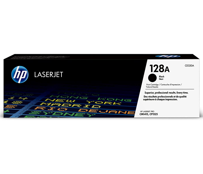 HP 128A CE320A  Toner Cartridge Black - Zoom Image