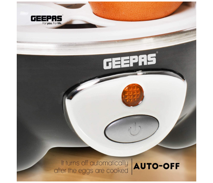 Geepas GEB63020UK 2 in 1 Upto 7 Capacity Egg Boiler - Black - Zoom Image 4