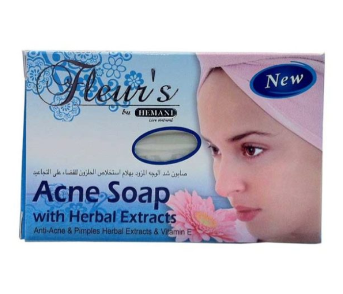 WB By Hemani Fleurs Acne Soap with Herbal Extract - Zoom Image