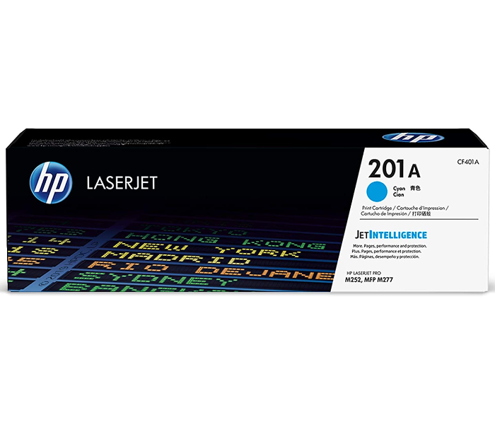 HP 201A CF401A LaserJet Toner Cartridge Original Cyan - Zoom Image