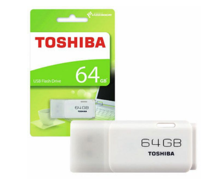 Toshiba U202 64GB TransMemory USB 2.0 Flash Drive - White - Zoom Image 3