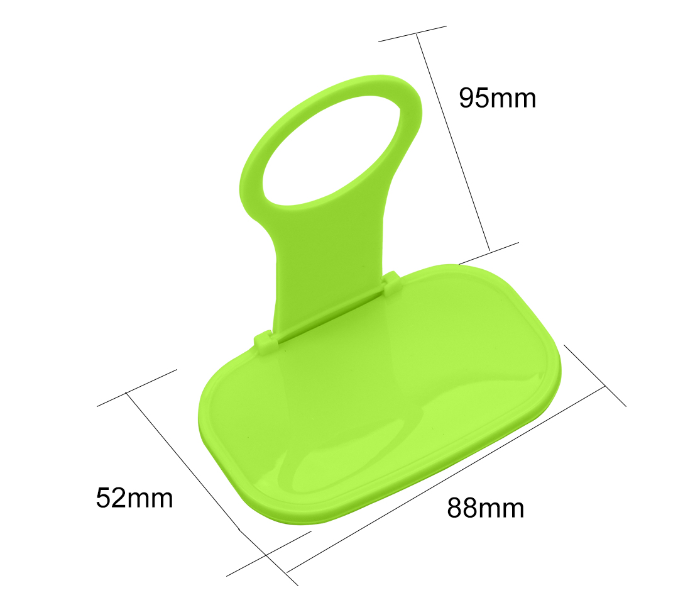 Generic MB Foldable Mobile Phone Wall Plug Socket Charging Rack Hang Holder - Green - Zoom Image 2