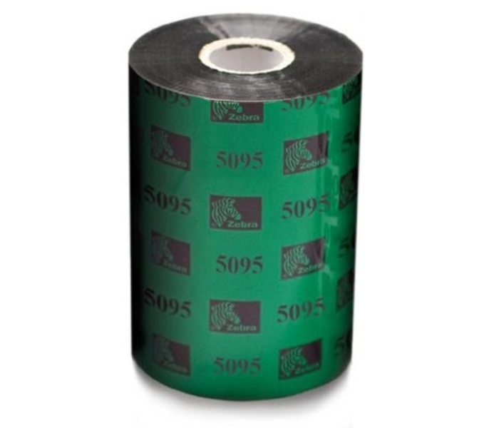 Zebra 5095 131MM X 450Metres Performance Resin Ribbon Green - Zoom Image