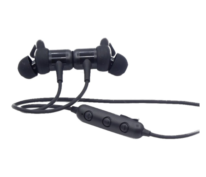 QCY M1C Sport Bluetooth Earphones Noise Reduction Magnetic Waterproof for iPhone - Black - Zoom Image 2