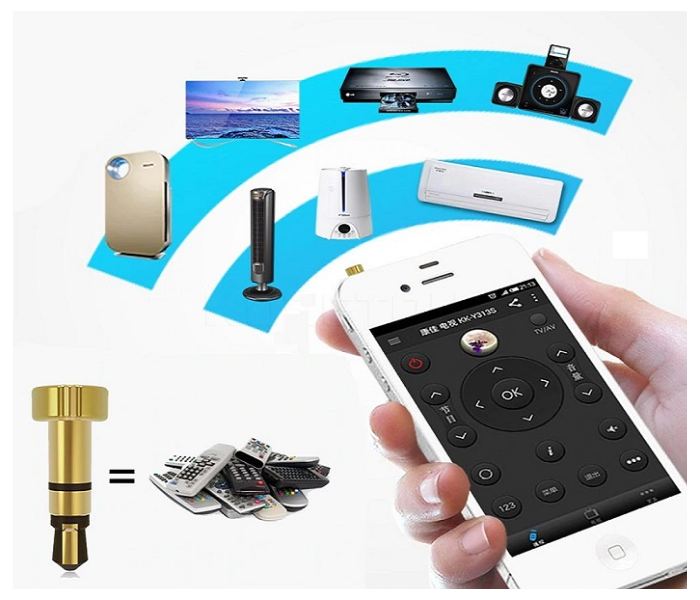 IR2S Remote Control Switch For iPhone Golden - Zoom Image 2