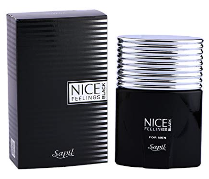 Sapil 75ml Nice Feelings Black Eau De Toilette for Men - Zoom Image 1