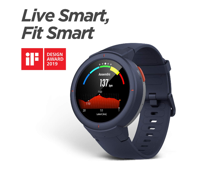 Amazfit Verge Smart Watch - Blue - Zoom Image 2