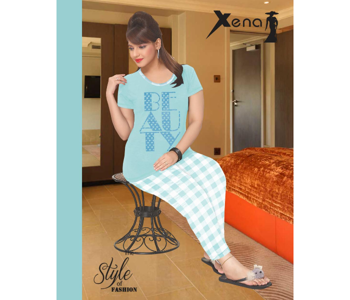 Xena HS-65 Extra Large The Style Of Fashion Genuine Quality Pyjama Set - Zoom Image