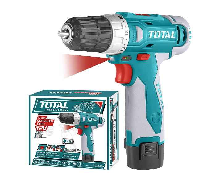 Total TLD1 850 Watts Li-ion Cordless Drill - Green - Zoom Image 1