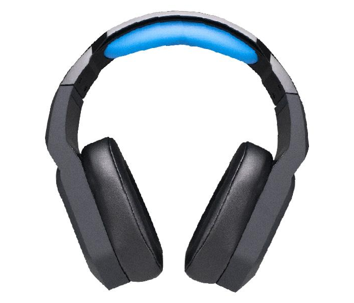 Heatz ZG21 Extra Bass Gaming Headphone Black and Blue - Zoom Image