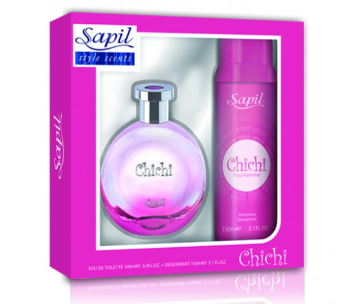 Sapil Gpac Chichi Eau De Toilette with 150ml Deodarant for Women - Zoom Image