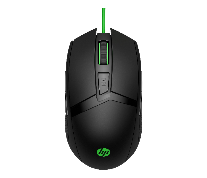 HP 4PH30AA 300 Pavilion Gaming Mouse - Black and Green - Zoom Image 2