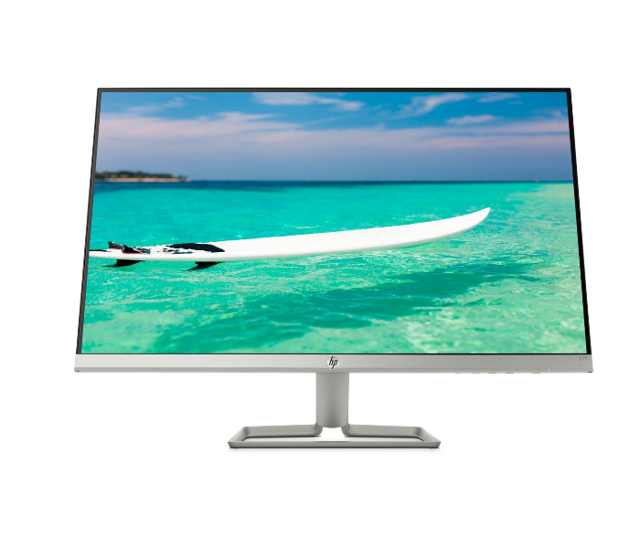 HP 27F 2XN62AA 27 inch FHD Display Monitor - Silver - Zoom Image 1