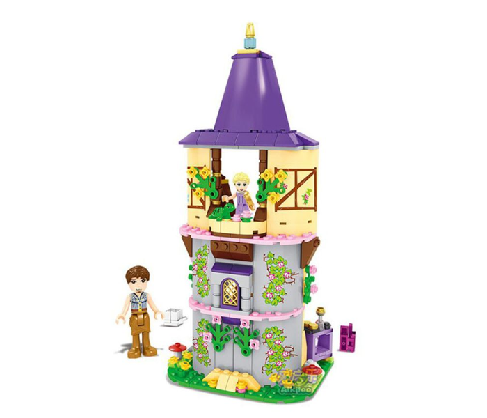 Generic 2202174 Cinderella Castle Carriage Princess Series Rapunzel Tower Building Blocks - Zoom Image