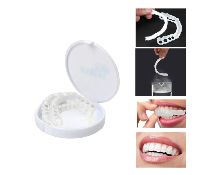 Braces Instant Fake Teeth Smile Serrated Denture Comfort Fix - White - Zoom Image