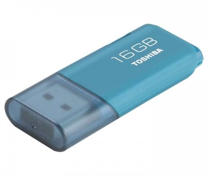 Toshiba U202 16GB TransMemory USB 2.0 Flash Drive - Blue - Zoom Image 2