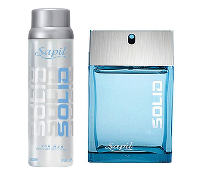 Sapil Gpac Solid Eau de Toilette with 150 ml Deodarant for Men - Zoom Image 1