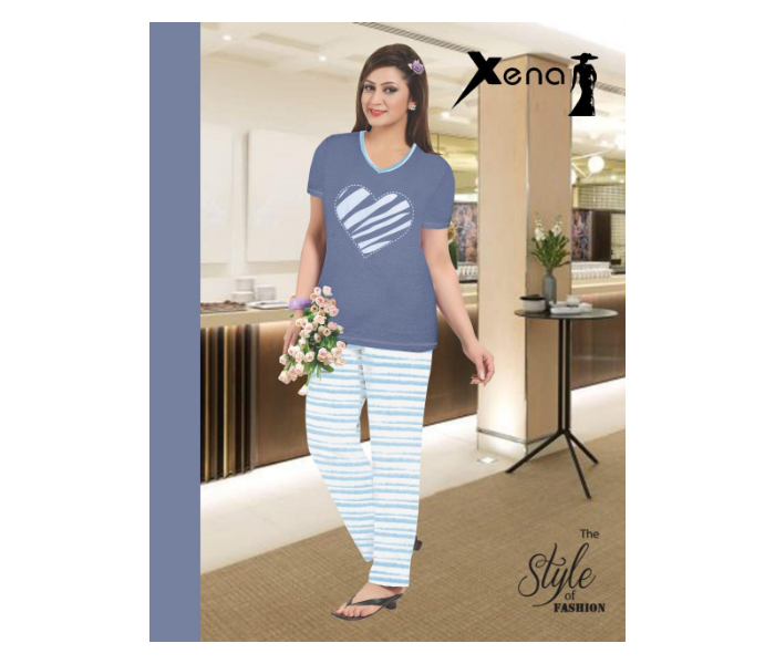 Xena HS-21 Medium The Style Of Fashion Genuine Quality Pyjama Set - Zoom Image