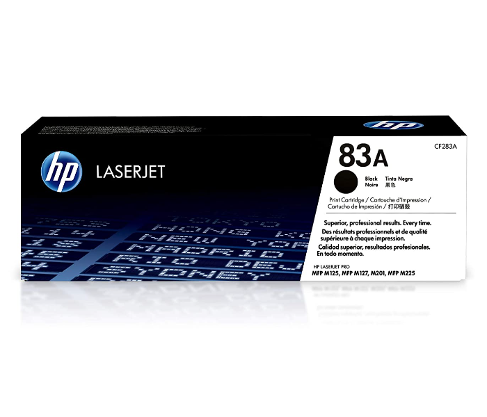 HP83A CF283A LaserJet Toner Cartridge Original Black - Zoom Image 1