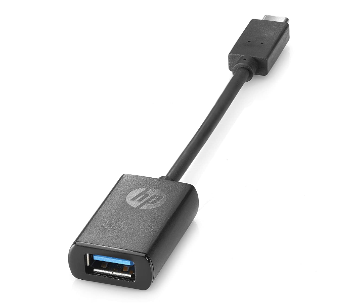 HP P7Z56AA USB-C to USB 3.0 Adapter - Black - Zoom Image