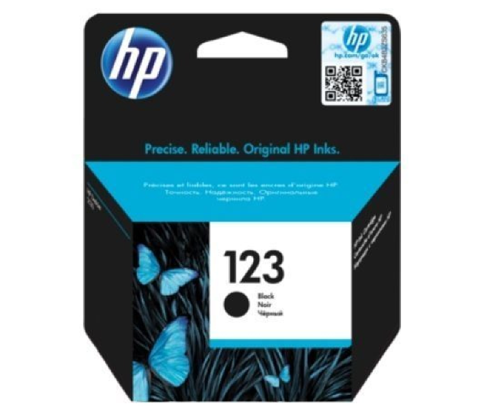 HP 123 Ink Cartridge Original Black - Zoom Image