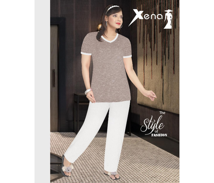 Xena HS-8 MediumThe Style Of Fashion Genuine Quality Pyjama Set - Zoom Image