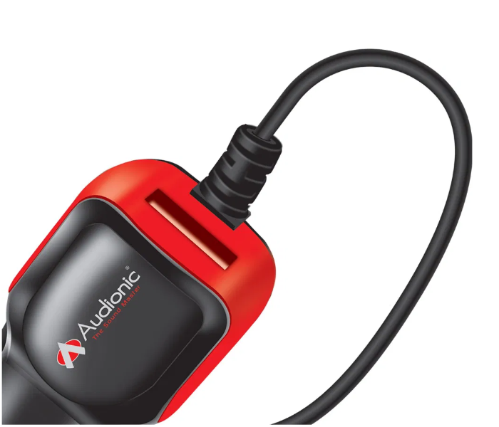 Audionic S200 Car Charger Adapter - Black - Zoom Image 3