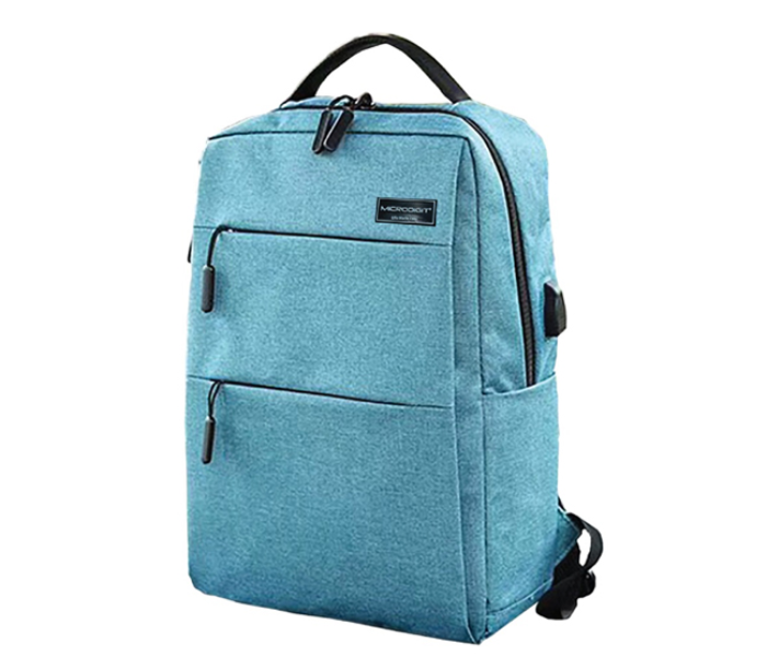 Microdigit MD019LB Anti Theft Backpacks Casual Travel Bag -  Light Blue - Zoom Image