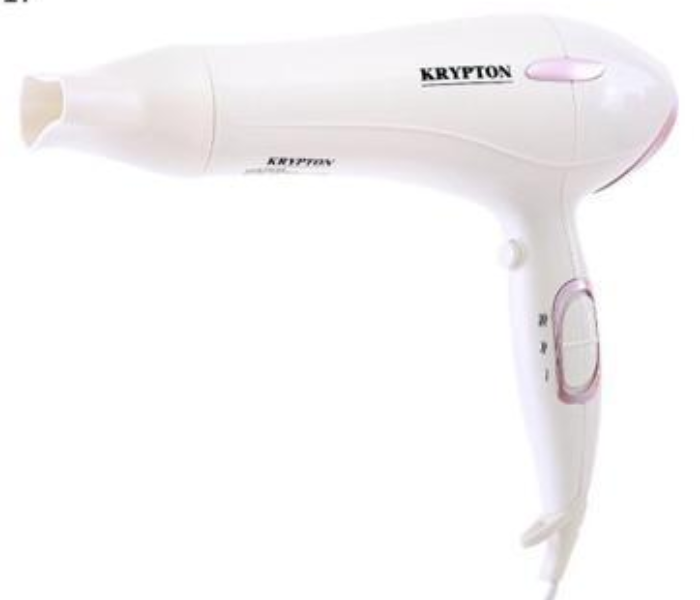 Krypton KNH6017 Hair Dryer White - Zoom Image 1