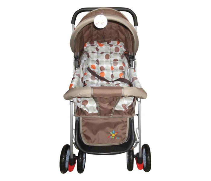 Baby Love 27-2114 Foldable Baby Stroller - Brown - Zoom Image 1