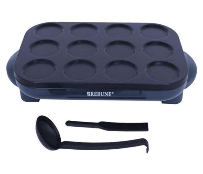 Rebune RE-5058 12 Pieces Crepe Maker - Black - Zoom Image