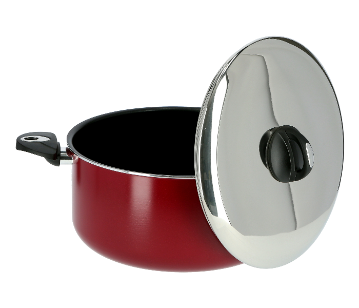 Royalford RF1252C24 24cm Elegant Casserole with Lid - Red - Zoom Image 4