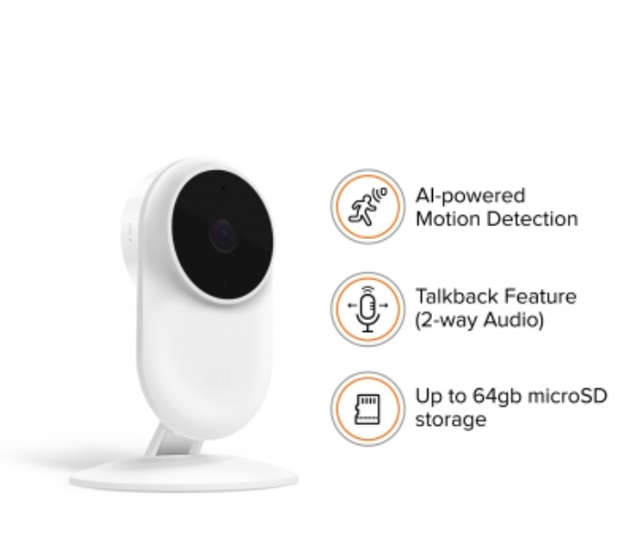 Xiaomi Mi 1080p Basic Home Security Camera - White - Zoom Image 2