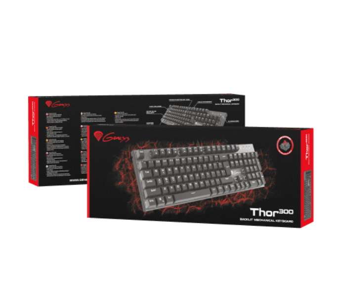 Genesis NKG0946 Thor 300 Backlit Mechanical Gaming Keyboard - Black - Zoom Image 3