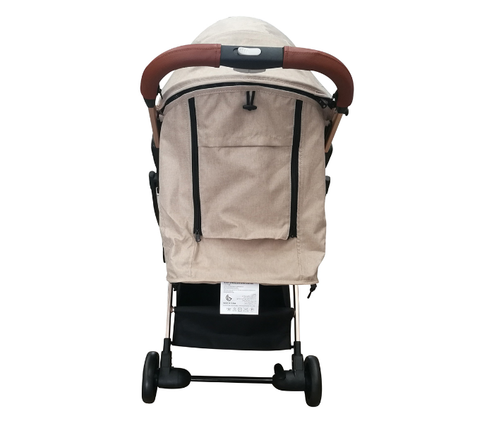 Baby Love 27-005KF Aluminum Silver Tube Stroller With Bag - Brown - Zoom Image 3