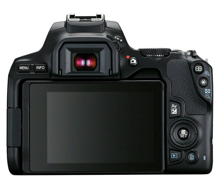 Canon EOS 250D Rebel SL3 DSLR Camera w/ 18-55mm F/3.5-5.6 III Lens - Black - Zoom Image 3