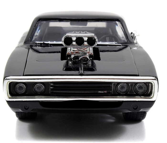 Simba Dickie 253203019 Fast and Furious RC 1970 Dodge Charger Radio Controlled Car - Black - Zoom Image 1