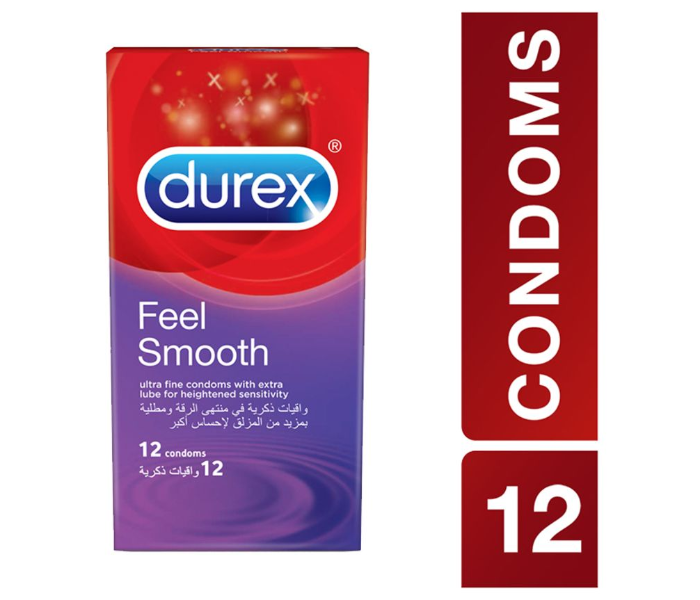 Durex Pack of 12 Feel Smooth Condom - Zoom Image