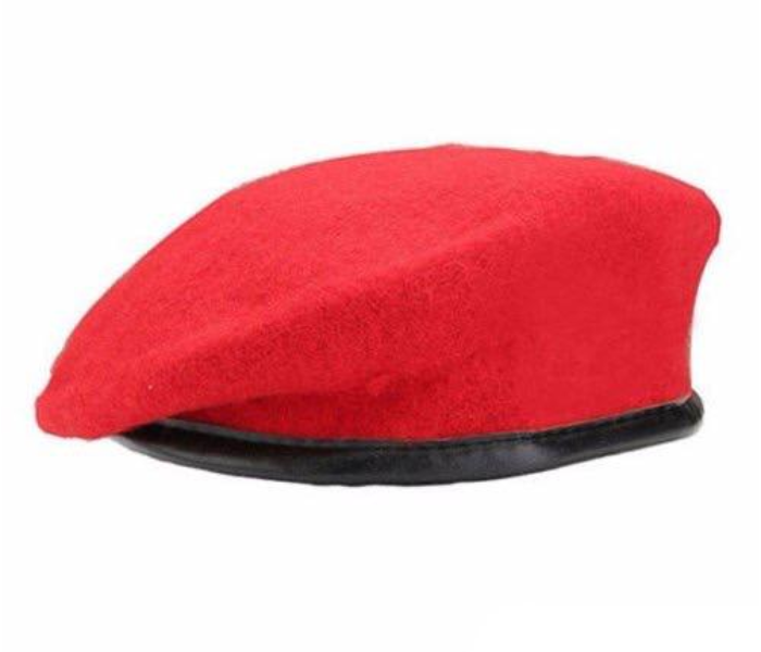 MICAM WABC01 Small Wool Army Beret Cap - Red - Zoom Image